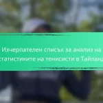 Изчерпателен списък за анализ на статистиките на тенисисти в Тайланд