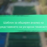 Шаблон за обширен анализ на представянето на унгарски тенисисти